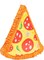 Pizza Pinata - Food Themed Birthday Party Decorations, Table Centerpiece (Small, 16.5 x 13.5 x 3 in)